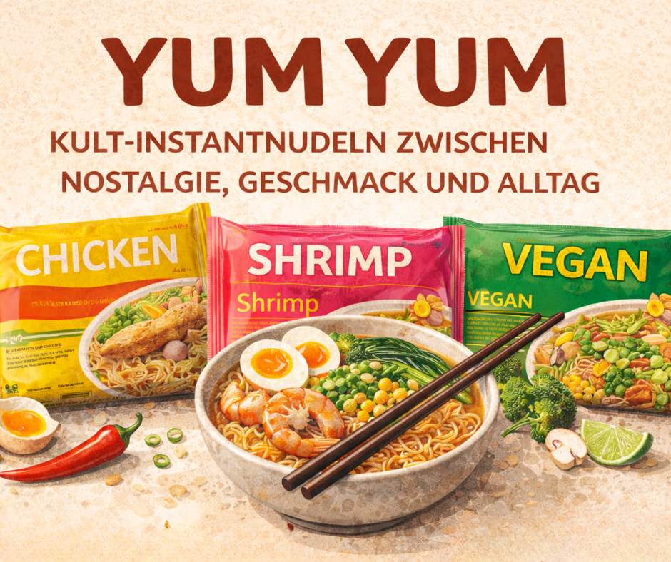 Yum Yum – Kult-Instantnudeln zwischen Nostalgie, Geschmack und Alltag